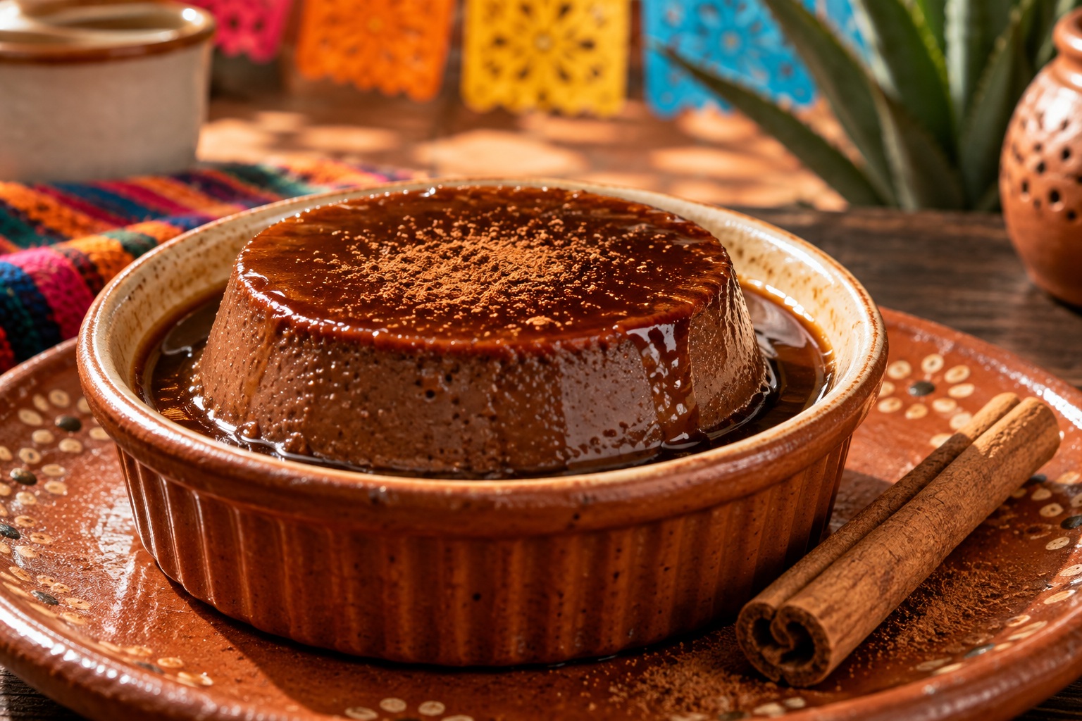 Chocolate flan